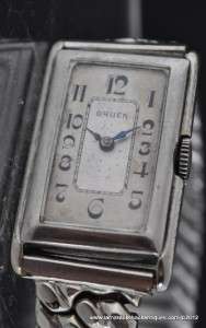 VTG 1920s Gruen Guild 153 Ladies Art Deco Wrist Watch 14K Gold Filled 