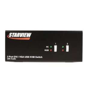  4 Port StarView DVI/VGA USB KVM Switch Electronics