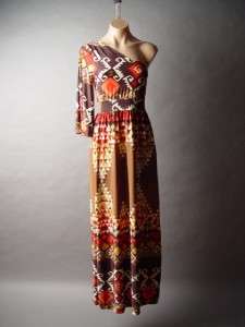 This maxi dress mixes Southwestern style and the 70s. Its one 