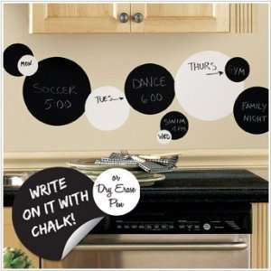   & White Chalkboard & Dry Erase Dots  A Trendy Home