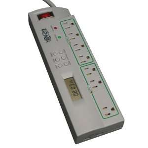   Outlet USB Eco Surge Protector with 8 Feet Cord   Green Electronics