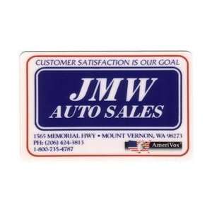   Card JMW Auto Sales Customer Satisfaction Mt. Vernon, Washington