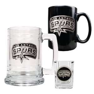 San Antonio Spurs 15oz Tankard 15oz Ceramic Mug & 2oz Shot Glass Set 