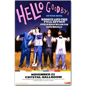  Hellogoodbye Poster   Concert Flyer   Crystal