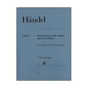 G. Henle Verlag 7 Sonatas for Violin and Basso Continuo By 
