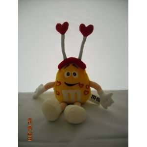  M&Ms Yellow Valentina Beanie Plush Toy New without Tag 11 