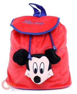Disney Mickey Mouse Plush Backpack Bag w/Plush Doll 10  