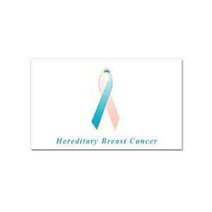  Hereditary Breast Cancer Awareness Rectangular Sticker 