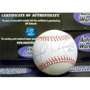  Victor Martinez Autographed/Hand Signed MLB Baseball 