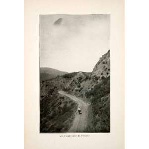 1907 Print Caracas Venezuela Mountain Road South America Trail Route 