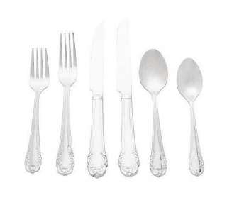   REED AND BARTON SAVILLE GARDEN 90PC FLATWARE SET SERVICE FOR 12  