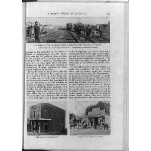  General View of Mound Bayou,RR Station,Bank,Stores,1887 