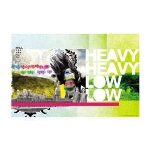  HEAVY HEAVY LOW LOW HHLL Music Poster