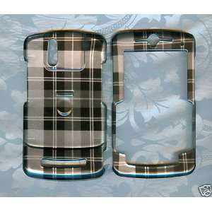  PLAID MOTO Q9m Q9c SNAP ON FACEPLATE HARD CASE COVER Cell 