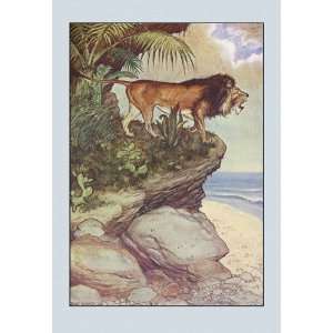    Robinson Crusoe The Most Hideous Roar 28X42 Canvas