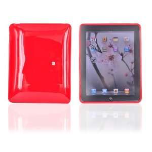  for Apple iPad Silicone Gel Case CHECKERED PLAID RED 