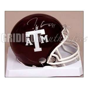  Ty Warren Autographed Texas A & M Mini Helmet Sports 