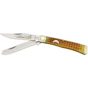  Rough Rider Knives 870 Moonshiner Trapper Knife with Corn 