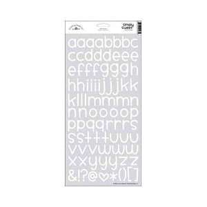  CARDSTOCK ABC STCKRS LILY WHIT (5 Pack) 