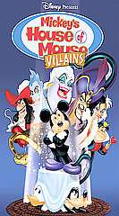 Mickeys House of Villains VHS, 2002  