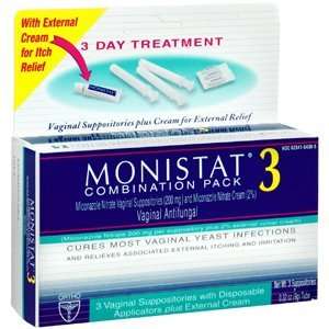  MONISTAT 3 DISP COMBO PACK 1 EACH