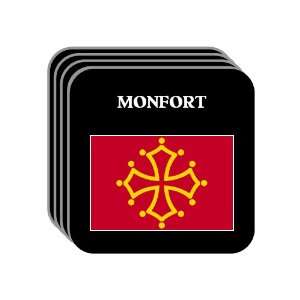  Midi Pyrenees   MONFORT Set of 4 Mini Mousepad Coasters 