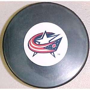   Blue Jackets NHL Team Logo Autograph Hockey Puck