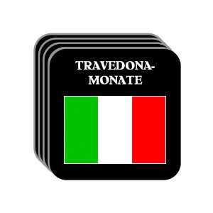  Italy   TRAVEDONA MONATE Set of 4 Mini Mousepad Coasters 