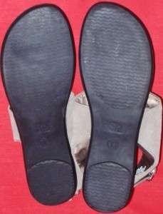 NEW Womens MIA HAYATT Gray Suede Flats Thongs Sandals Shoes 6.5 M 