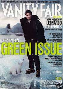 Vanity Fair *Leonardo DiCaprio* *Green Issue* May 2007  