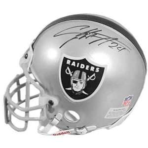  Charles Woodson Oakland Raiders Autographed Mini Helmet 
