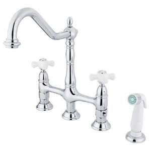 com Elements of Design ES1271PX Deck Two Handle Kitchen Faucet