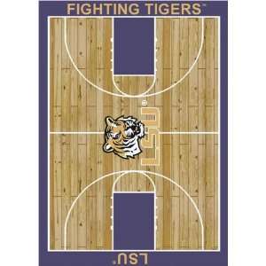  LSU Tigers NCAA Homecourt Area Rug by Milliken 310x54 