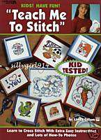 TEACH ME TO STITCH~Counted Cross Stitch BOOK~SEE PICS  