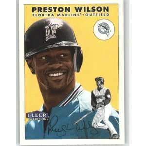  2000 Fleer Tradition #405 Preston Wilson   Florida Marlins 