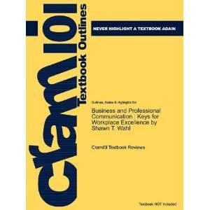   Wahl, ISBN 9781412964722 (Cram101 Textbook Reviews) (9781467268080