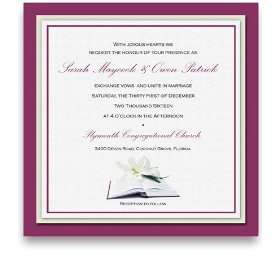  155 Square Wedding Invitations   Our Bible Office 