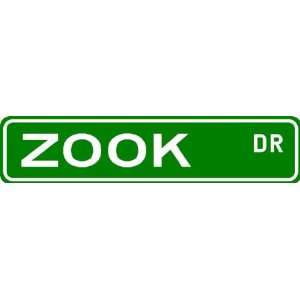 ZOOK Street Sign ~ Family Lastname Sign ~ Gameroom, Basement, Garage 