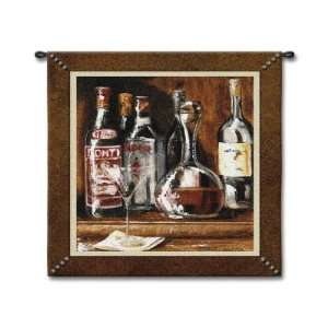  Mixology II Wall Tapestry with free hanging rod by Trick 