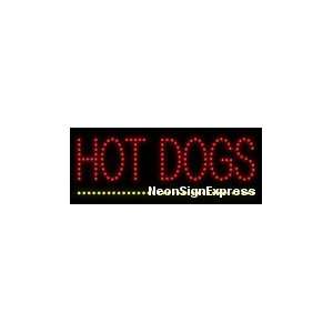  Hot Dogs LED Sign 