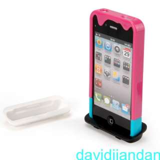 1X Polymer 3D Melt Carbonate Melt ice Cream Hard Case Cover For iPhone 