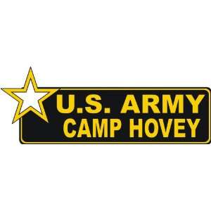  United States Army Camp Hovey Bumper Sticker Decal 9 