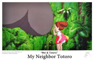 My Neighbor TOTORO Mei Studio Ghibli Poster 30x20 2011  