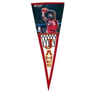 Cleveland Cavaliers #23 LeBron James Wool Pennant  Sports 