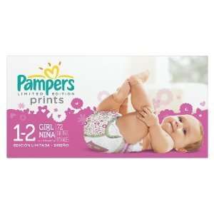  Pampers Limited Edition Prints Diapers Pack for Girls Pack 