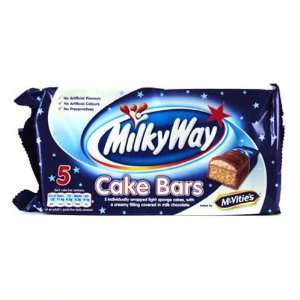 McVities Milky Way Cake Bars 5 Pack 150g Grocery & Gourmet Food