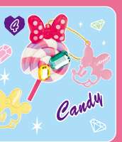 Re ment Disney Minnie Cupcake Chocolate Ice Cream Candy Keychain #3 