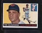 1955 Topps Baseball TED KLUSZEWSKI 120 SGC 80 Ex Mt 6  