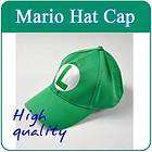 Super Mario Bros Cosplay Baseball Hat Luigi Green Cap