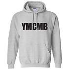 YMCMB HOODIE NEW LIL CASH WEEZY illest t WAYNE SHIRT YOUNG MONEY GRAY